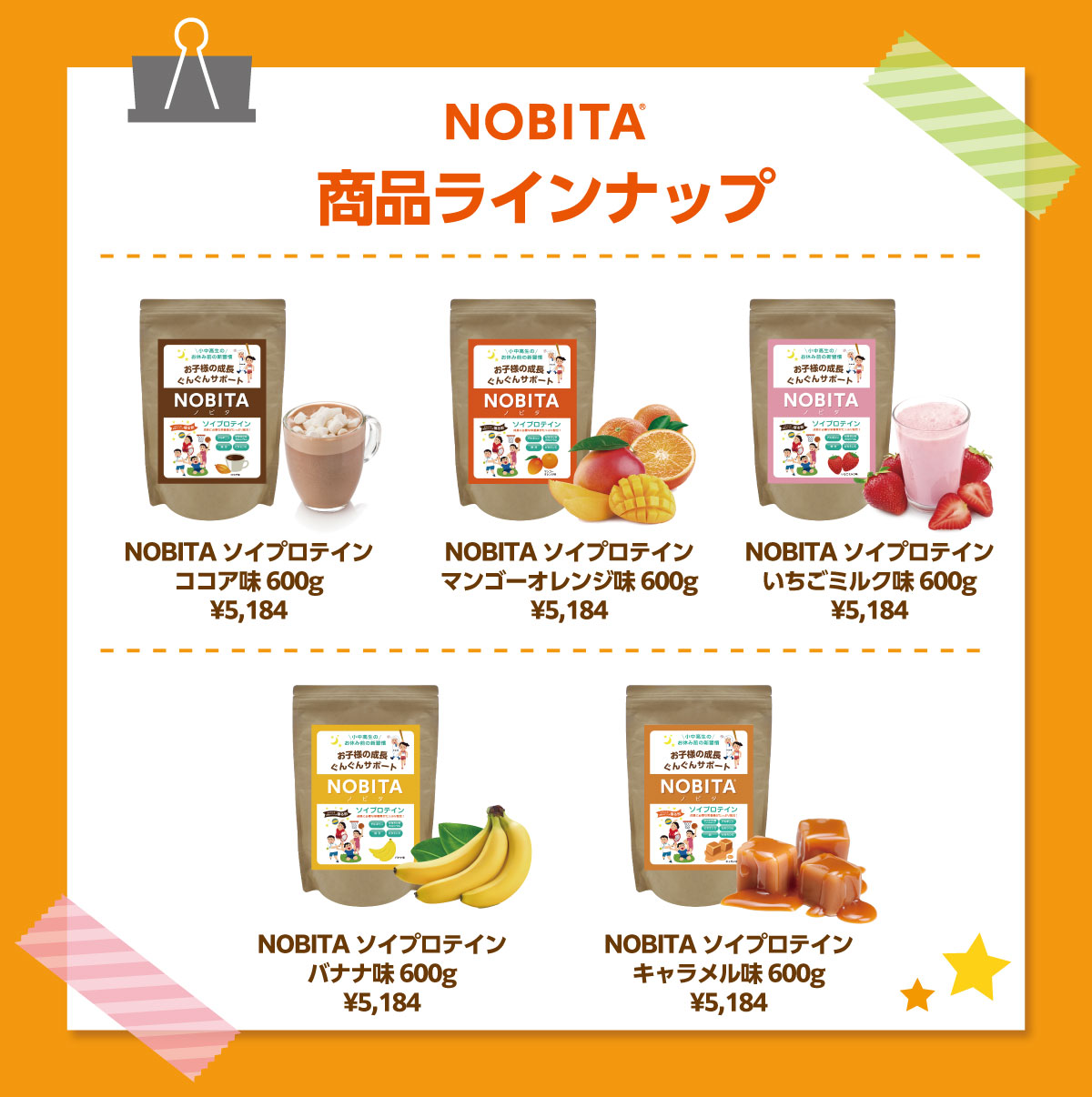 商品ラインナップ